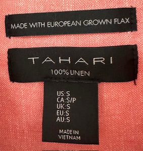 Tahari Linen Dress. Size S