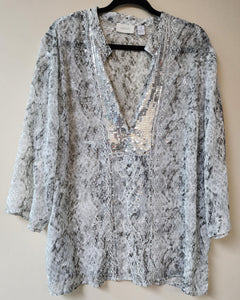 Chico's Blouse. Size 3