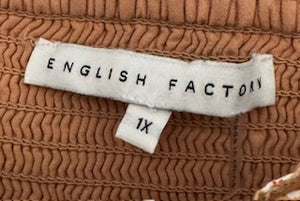 English Factory Dress. Size 1X