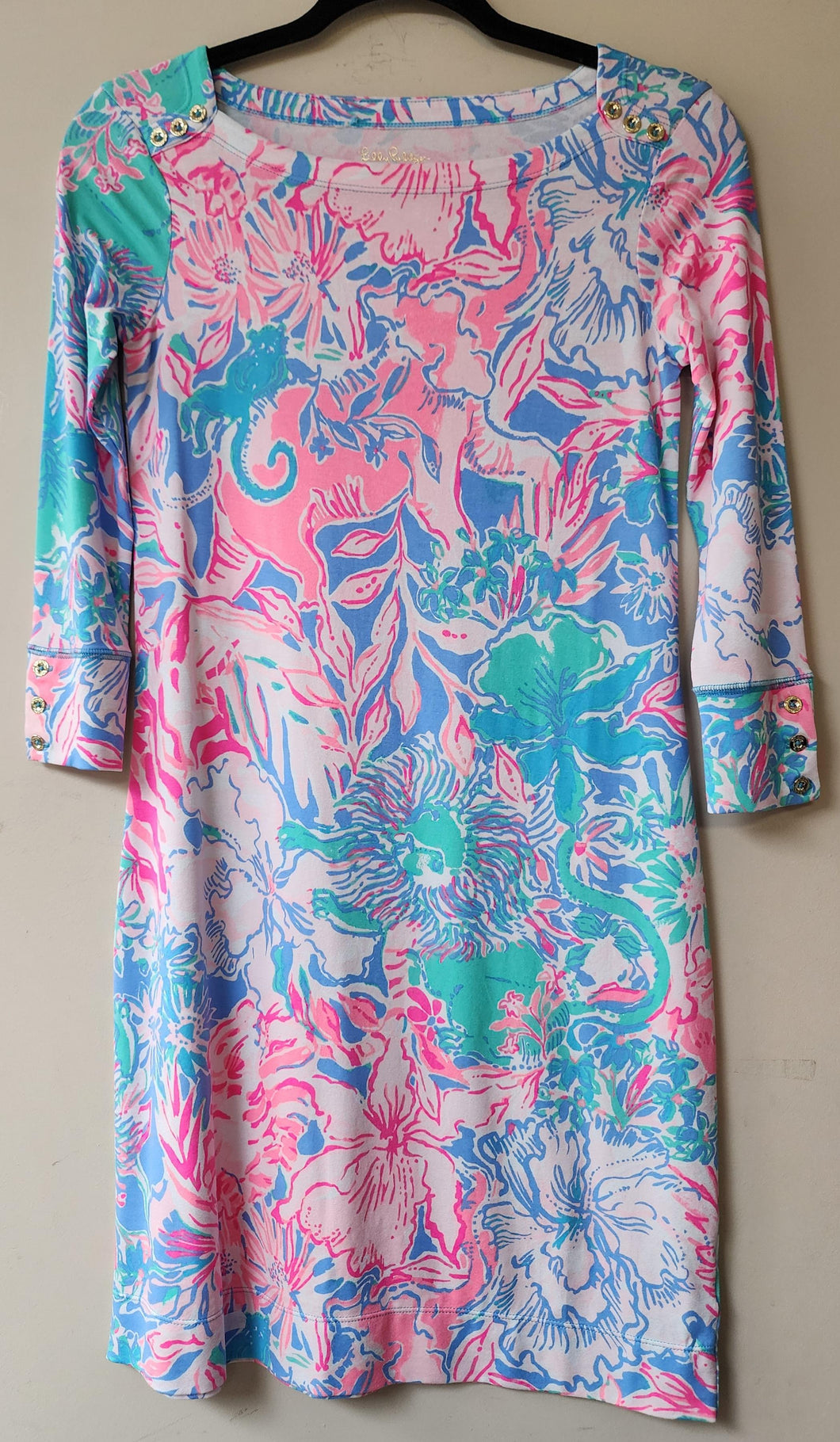 Lilly Pulitzer Dress. Size XS. Pink. Good condition. Pre-Owned.